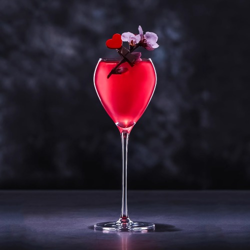 우수이 하트형 칵테일 글라스 Ousui Heart Cocktail Glass 190ml