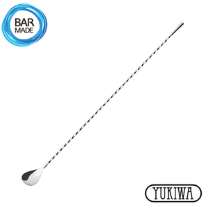 유키와 물방울 바스푼 (실버) YUKIWA Teardrop Barspoon (Silver) 40cm